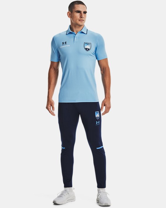 Men's SFC 21/22 Media Polo in Blue image number 2